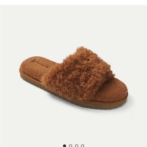 Bombas Sunday Plush Slide Dusted Cocoa